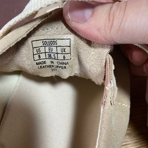 Soludos Women's The Ibiza Platform Sneaker 6 Sand Suede Casual Travel Neutral - Picture 11 of 12